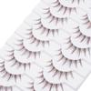 Clear Band Brown False Eyelashes Natural Look Anime Lashes 10 Pairs Lashes Extensions Women