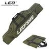 LEO Новая 2-уровневая Оксфордская сумка для удочки, портативная складная сумка для удочки, чемодан для рыбалки, катушка для хранения рыболовных снастей, дорожная сумка большой вместимости