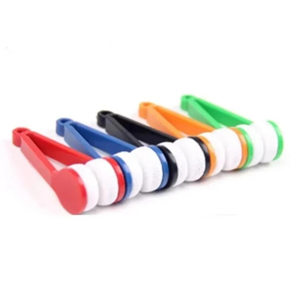 5Pcs Two-side Sun Glasses Cleaning Brush Creative Mini Glasses Cleaner Eyeglass Wiping Tool