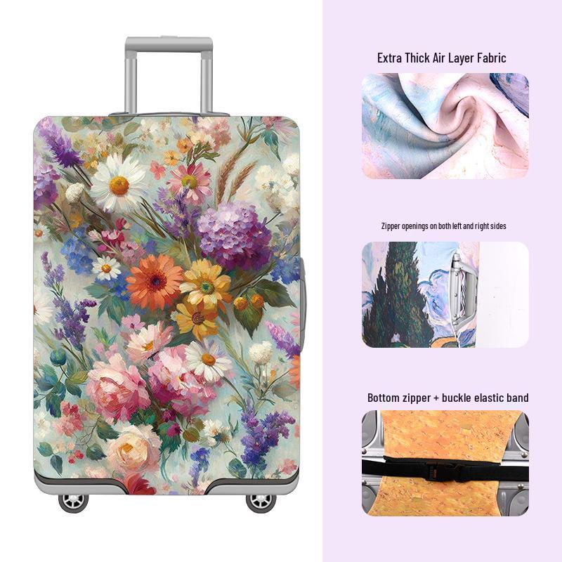 Thickened Cartoon Leather Suitcase Covers: Protective Dust Cover for 20, 24, and 28 Trolley Cases