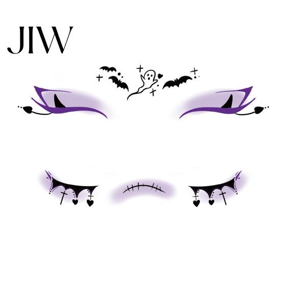 Cosmetic Grade Ink Face Decals Halloween Tattoo Stickers, Waterproof Scary Makeup for Party, Funny Tattoos Temporary Wound Scar Body Art Kids