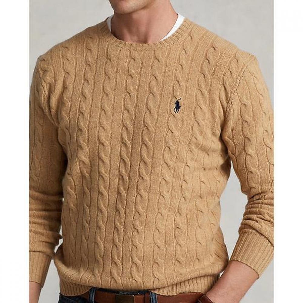 Polo Ralph Lauren Мужской шерстяной кашемировый свитер крупной вязки mnpoSwe16821235200