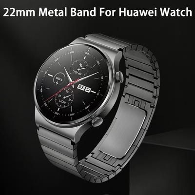 Для Huawei Watch GT 46 мм Ремешок Металлический Браслет 22 мм Ремешок Для Samsung Galaxy Watch 3 45 мм Сменный Ремешок Аксессуар