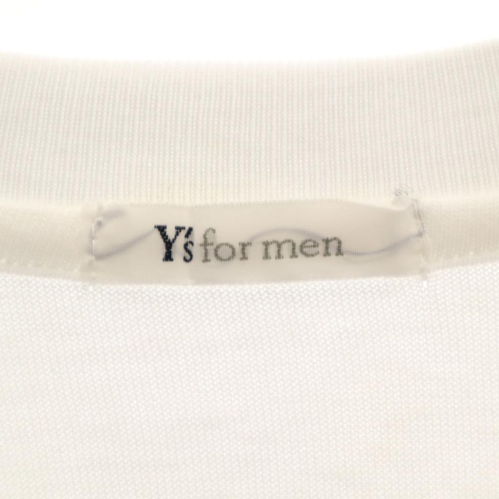 Y’s for men сделано в Японии Футболка с коротким рукавом белая Йоджи Ямамото Мужская Б/у