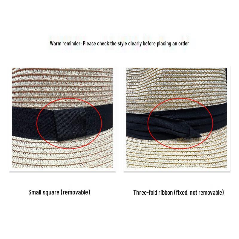 Стильная летняя панама из соломы - Защита от солнца для улицы, джазовая и пляжная шляпа