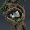 Forest Goddess Statue Nature Queen Resin Sculpture Creative Desktop Ornaments Garden Decoration Simulation Figure Artifact