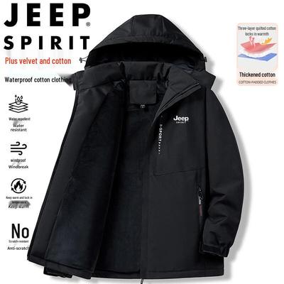 JEEP SPIRIT Мужская зимняя теплая хлопковая куртка