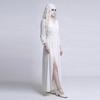 Resident Evil Cosplay Dress Medieval Split Gown Halloween Party Role Play Costume