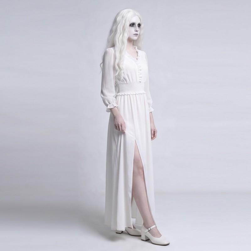 Resident Evil Cosplay Dress Medieval Split Gown Halloween Party Role Play Costume
