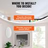 4PCs 8 in Ceiling Speakers 100W Flush Mount Ceiling & in-Wall Speakers