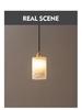 Spanish Alabaster Bedside Pendant Light - Minimalist Design for Master Bedroom, Hallway, or Foyer