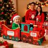 Christmas Train Gift Box Santa Express Train Gift Box Christmas Present Train Box Holiday Gift Candy Storage Holder for Party Centerpieces