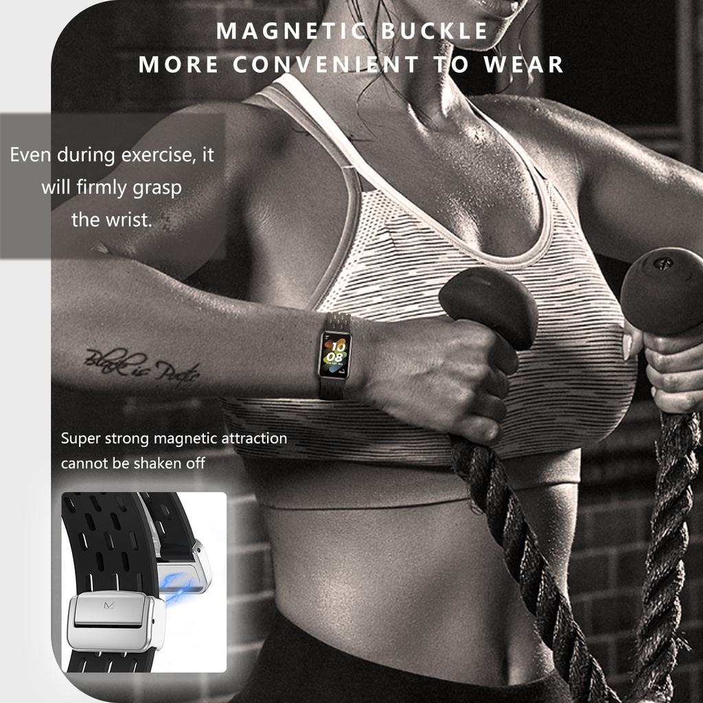 Силиконовый ремешок для Samsung Galaxy fit3, спортивный браслет с магнитной пряжкой, браслет для galaxyfit 3, умные часы, аксессуары для браслета