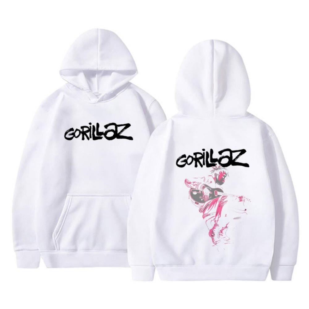 Rock Band Gorillaz The Now Now Album Graphic Hoodie Men Women Punk Oversized Hooded Sportswear Male Vintage Cool Hoodies