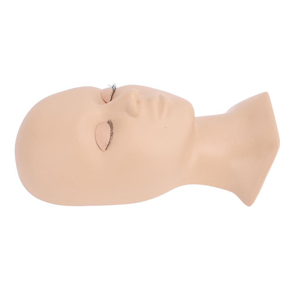 Съемная одинарная складная голова манекена для ресниц, силиконовая учебная модель для макияжа