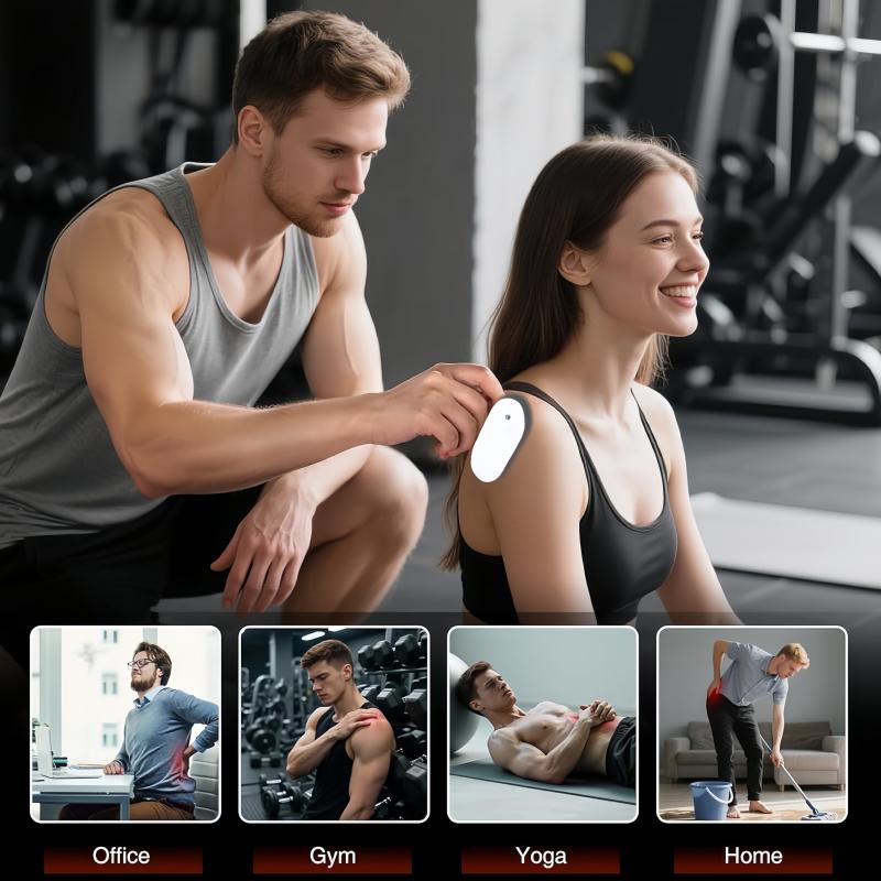 Электродные подушечки для миостимулятора Tens EMS, патчи для массажа, многоразовые, сменные, самоклеящиеся гелевые патчи для физиотерапии