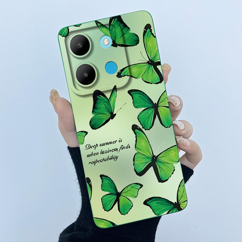 Чехол для Infinix Smart 7 X6515 Smart 7 HD X6516 Модный Простой Чехол Мягкий Силиконовый Чехол для Телефона Для infinix Smart7 Plus Чехлы