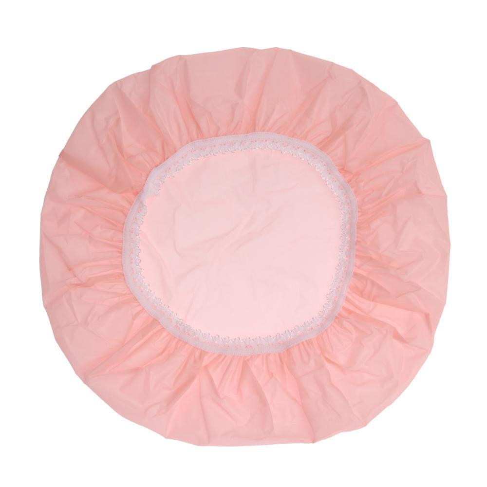 Salon Product Bathroom Supplies Hair Protect Bathing Shower Cap Waterproof Hats Elastic Band