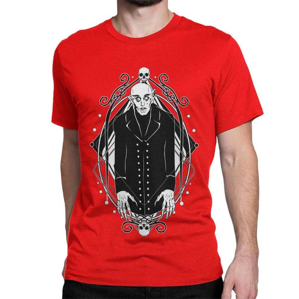 Новинка 1922 Футболка ужасов про вампиров на Хэллоуин для мужчин и женщин, с круглым вырезом, 100% хлопок, футболки Носферату, топы больших размеров