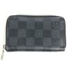 N63076  Damier Graphite кошелек для монет на молнии Кошелек Чехол для монет