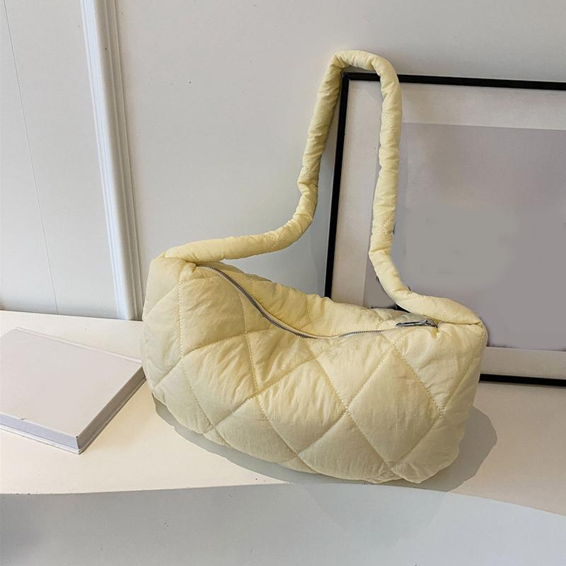 Женская модная нейлоновая сумка-ниша, повседневная сумка-пуховка через подмышку, большая вместимость, сумка через плечо на одно плечо для женщин