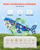 VEVOR Felt Wall Busy Board 12-in-1 Whale Foldable Montessori Activity Toys, Travel Daycare, Classroom, Playroom, Home, Educational Sensory Panel