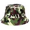 MUQZI Sports Accessory Fashion Camouflage Sun Block Bucket Hat Outdoor Breathable Hiking Fishing Cap