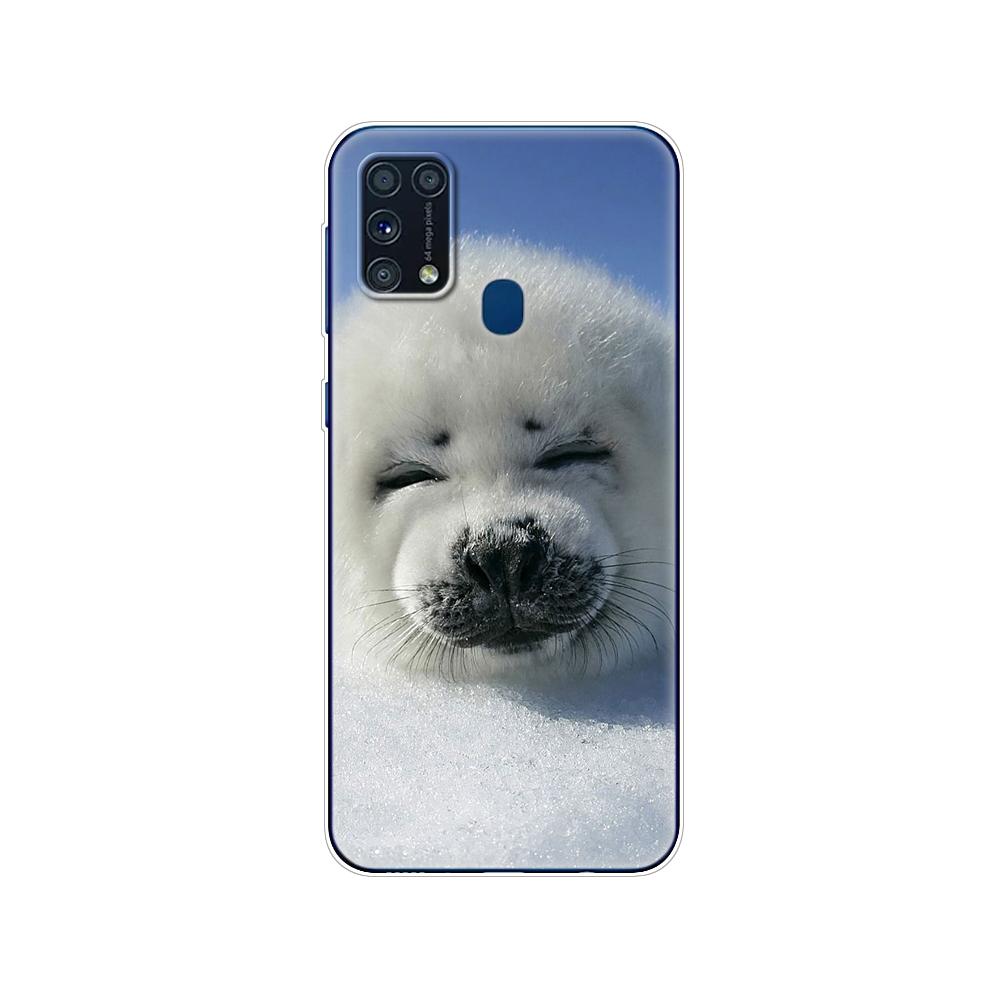 Чехол для Samsung M31, 6,4 дюйма, мягкий силиконовый чехол из ТПУ для Samsung Galaxy M31 M 31 SM-M315FZBVSER m315, задняя панель телефона, бампер, чехол