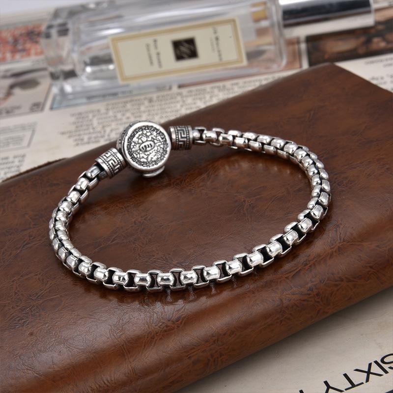 Браслет Xiangxu в стиле ретро хип-хоп с львом - Стильный парный аксессуар для мужчин