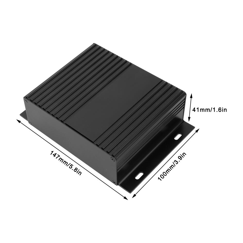 41x147x100mm Split Type Enclosure Electronic DIY Aluminum Cooling Case for Vehicle Controller