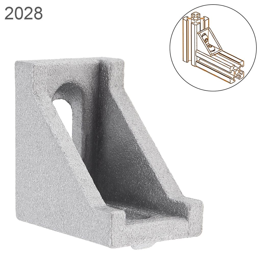 2020/3030/4040/6060/8080 Алюминиевый уголок L-образной формы Прямоугольный опорный соединитель Экструзионный промышленный алюминиевый профиль