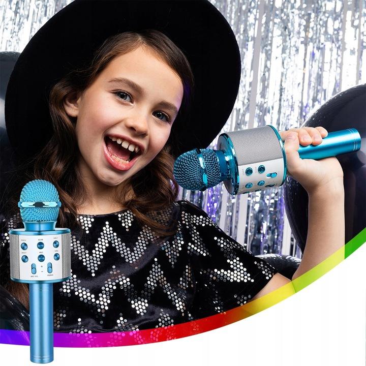 Mikrofon Bezprzewodowy Karaoke Głośnik Bluetooth Prezent Dla Dzieci
