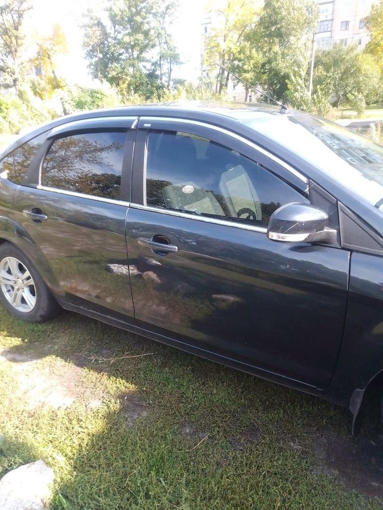 Наружняя окантовка стекол (4 шт, нерж.) OmsaLine - Итальянская нержавейка для Ford Focus II 2008-2011 гг