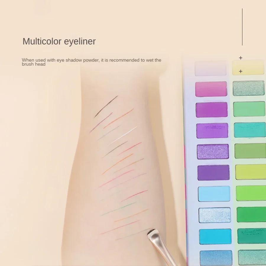 Crescent Eyeliner Brush Draw Eyeliner Eyeband Contour Makeup Tools Upgrade Half Round Crescent Blade Eye Liner Makeup Brush Thin