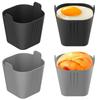 1pcs Reusable Air Fryer Ramekins Easy To Clean Silicone Baking Cups Bakeware Nonstick Muffin Cases