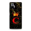Мраморный чехол-буква для телефона Redmi 14C 10C Note 15 14 13 12 10 11 K40 Pro Plus 5G Мягкий ТПУ Ударопрочный чехол Fundas Capas