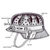 Тактические Немецкие WW2 Вторая Мировая Война Полностью Стальные Шлемы Stahlhelm Военные Армейские Мотоциклетные M1935 Мемориальный M35 Шлем Защитная Каска
