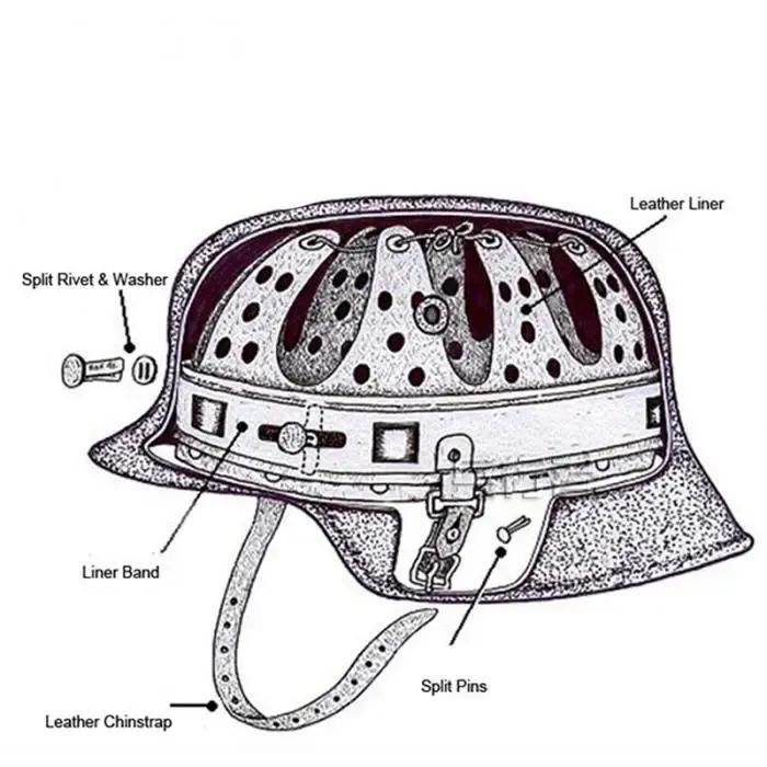 Тактические Немецкие WW2 Вторая Мировая Война Полностью Стальные Шлемы Stahlhelm Военные Армейские Мотоциклетные M1935 Мемориальный M35 Шлем Защитная Каска