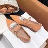 Fashion Flat Shoes for Women Spring and Autumn 2025 New Pointed Toe Shallow Mouth Plus Size Women's Shoes 42 43 Ladies