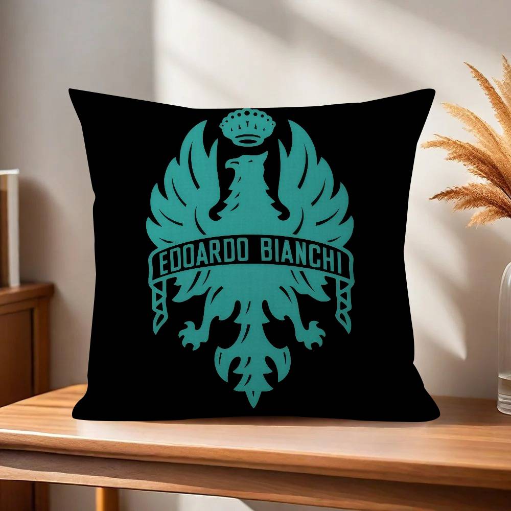 Pillow Gift Home Office Decoration Bedroom Sofa Car Cushion Cover case x BBBianchiS Bike Logo