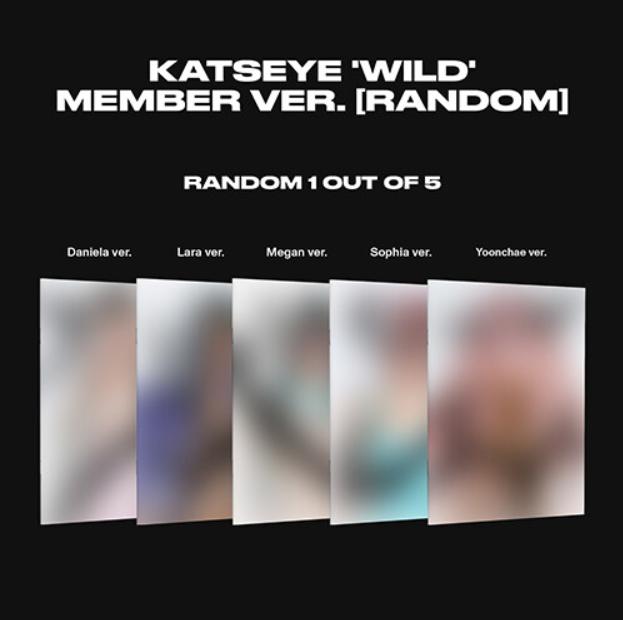 [предзаказ] KATSEYE - WILD (Член Вер.) Случайный 1 из 5 / Полный набор (5 версий) – Официальный K-pop альбом