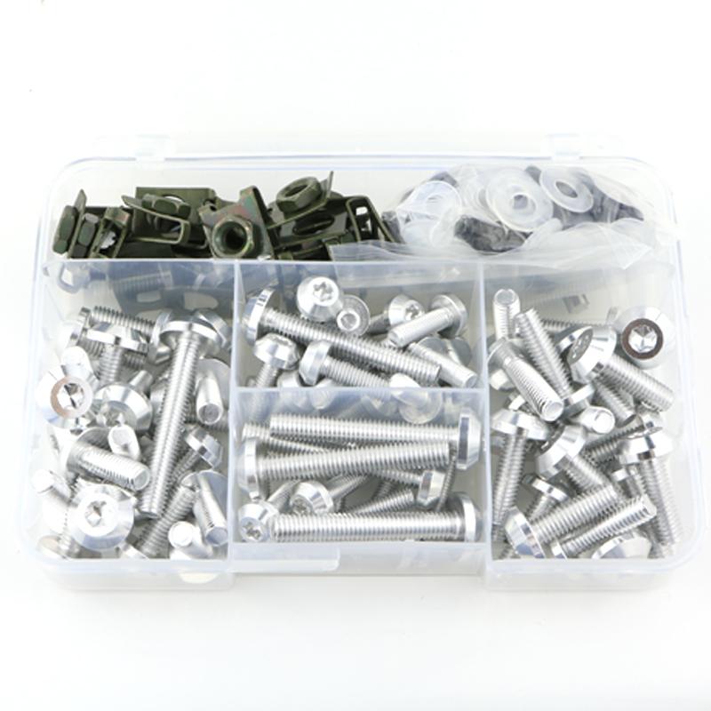 Fit For BMW F650GS F700GS F800GS F800GT F800ST F800GSA G310R F800R Motorcycle Aluminum Full Fairing Bolts Kit Bodywork Screw Nut