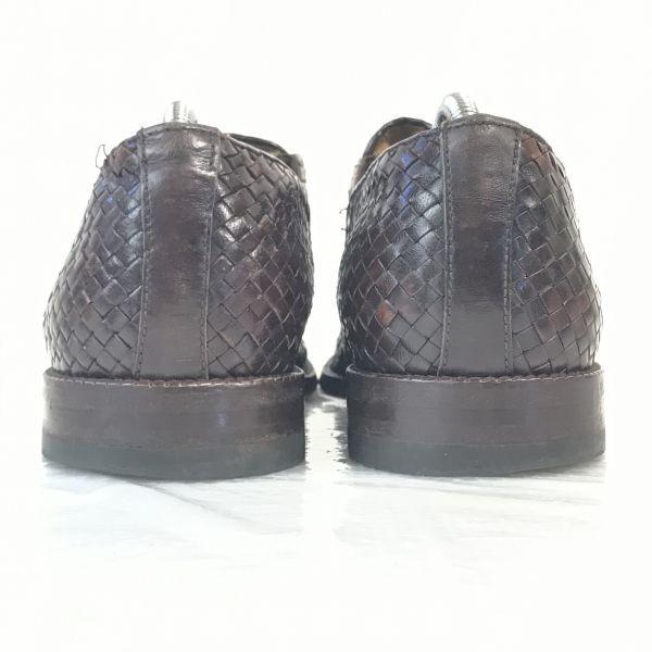 Van Bommel Плетеные кожаные слипоны с вампом 7.5 26см Коричневый(ИСПОЛЬЗОВАЛ)