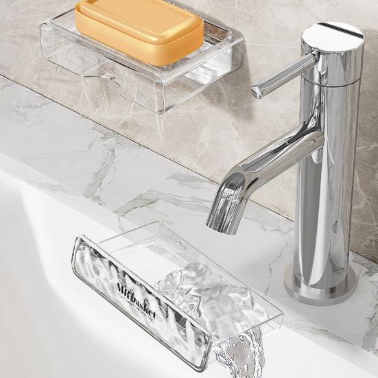 Soap Box Space-Saving Wall-Mounted Shower Soap Organizer Detachable Easy To Clean Soap Holder for Home Bathroom