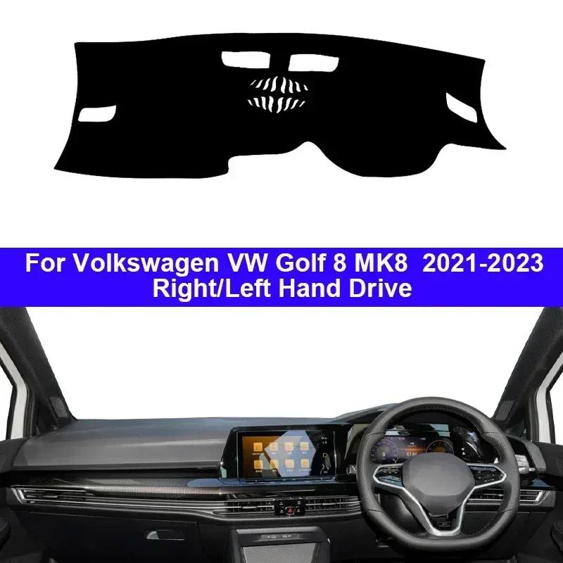Car Dashboard Cover Non slip pad For Volkswagen VW Golf 8 MK8 LHD RHD Car Dash Mat Sun Shade Pad Anti-UV Cushion