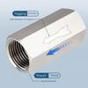 Durable Metal Pneumatic Check Valve BSP Threaded 18 14 38 12 34 Leak Proof Air Control Valve for Industrial Pneumatics
