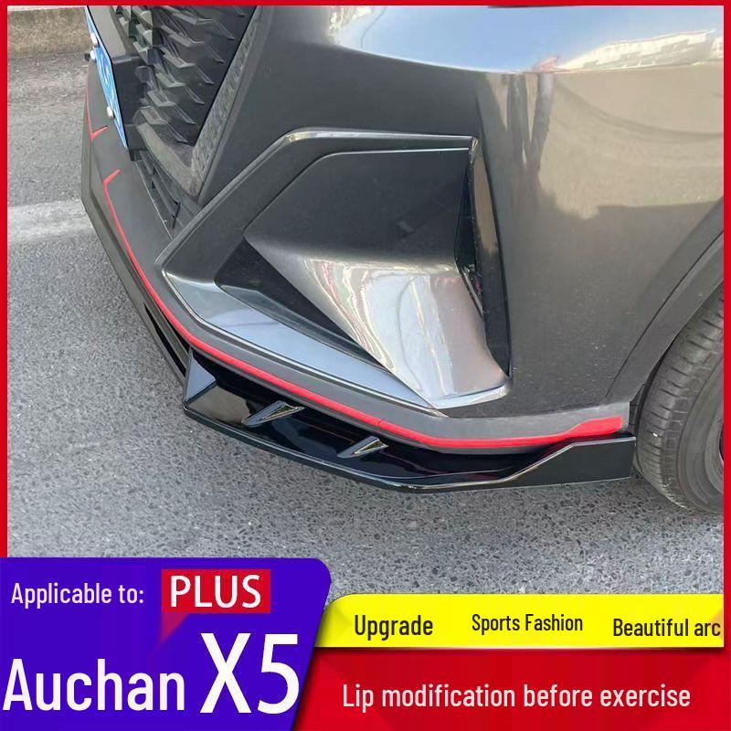 Спортивный передний бампер-губа Oshan X5 Plus с функцией защиты от столкновений