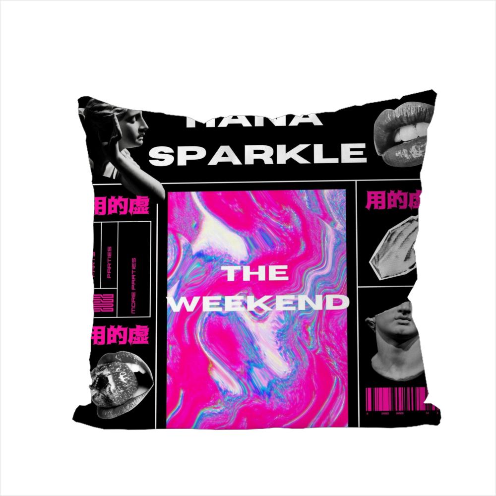 Наволочка для подушки The Weeknd для автомобиля, дивана, декоративная для дома, двусторонняя печать, плюшевая квадратная подушка-плед, чехол