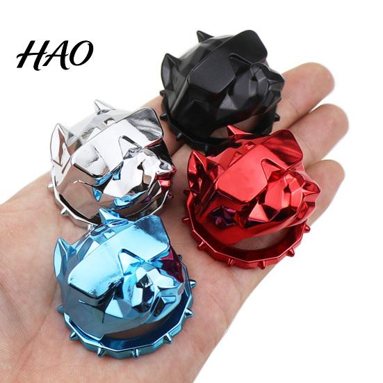 Protective Cap for Ignition Switch Bulldog Car Start Stop Button Cover, Ring Creative Interior Gift Push Start, Steering Wheel Decor, Vehicle