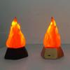 Перезаряжаемый USB Хэллоуинский светильник-пламя с 3 режимами для дома, кафе, кемпинга, аварийного освещения, украшения